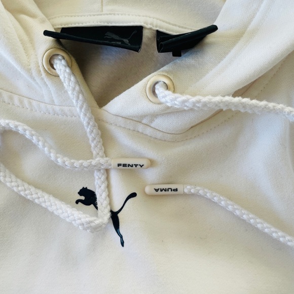 PUMA RIHANNA FENTY Women’s Cropped Hoodie Sweatshirt, Size: 0 /S - Picture 8 of 8